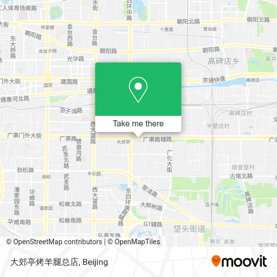 大郊亭烤羊腿总店 map