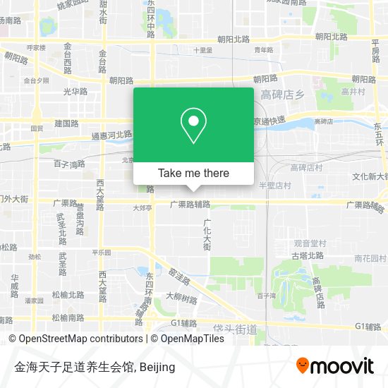 金海天子足道养生会馆 map