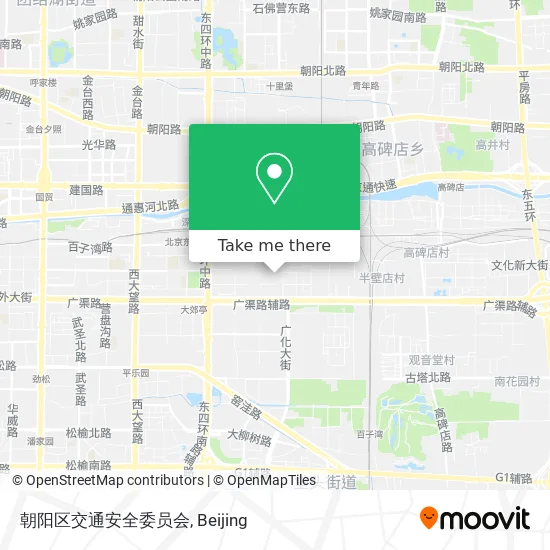 朝阳区交通安全委员会 map