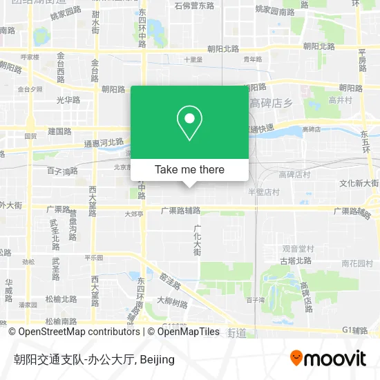 朝阳交通支队-办公大厅 map