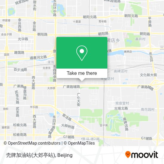 壳牌加油站(大郊亭站) map