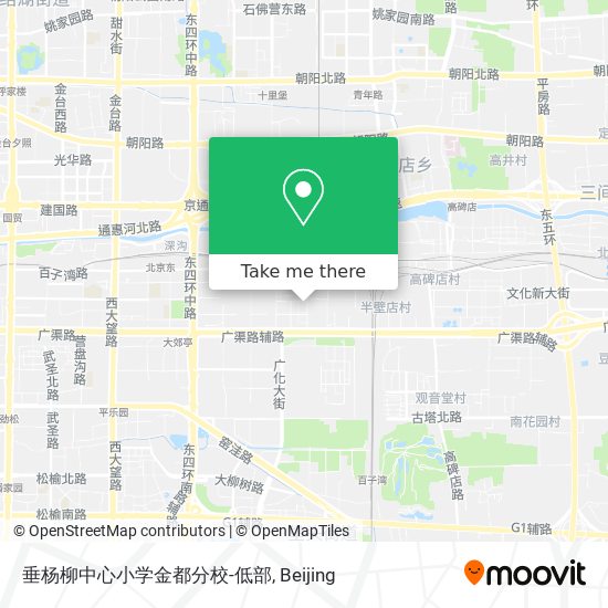垂杨柳中心小学金都分校-低部 map