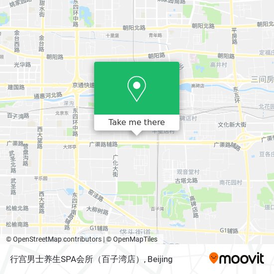 行宫男士养生SPA会所（百子湾店） map