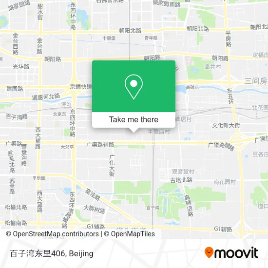 百子湾东里406 map
