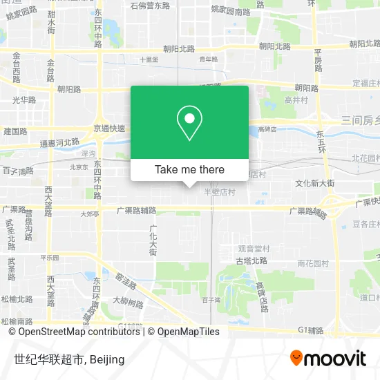 世纪华联超市 map