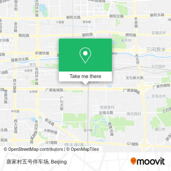 唐家村五号停车场 map