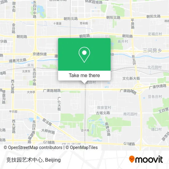 竞技园艺术中心 map