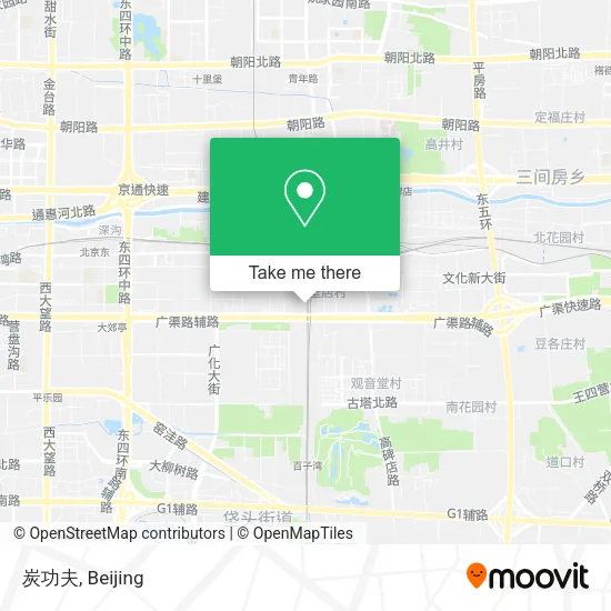 炭功夫 map