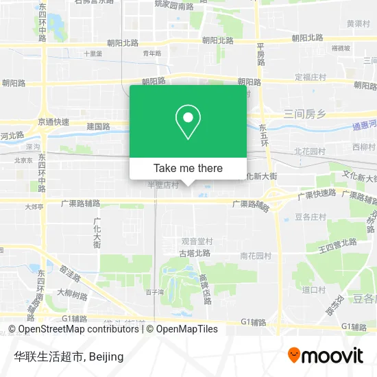 华联生活超市 map