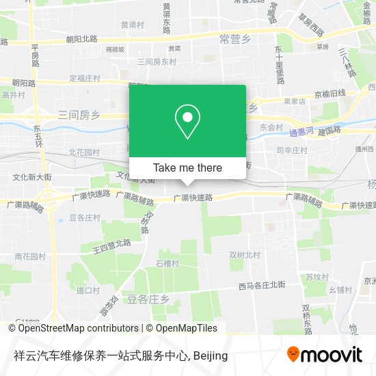 祥云汽车维修保养一站式服务中心 map