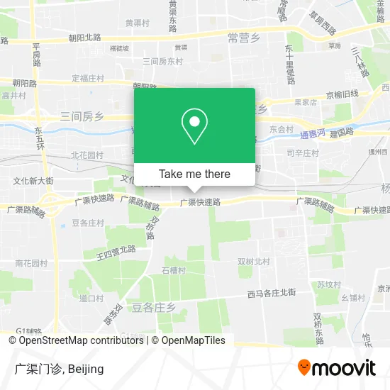 广渠门诊 map