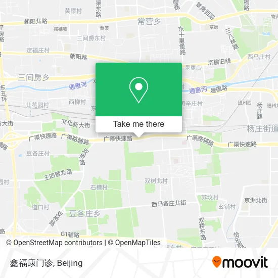 鑫福康门诊 map