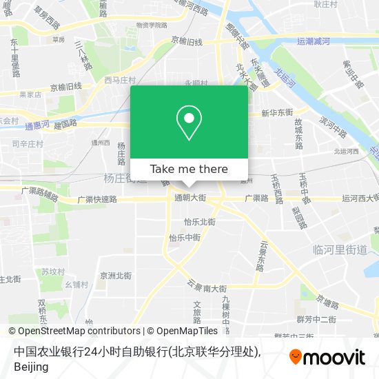 中国农业银行24小时自助银行(北京联华分理处) map