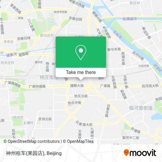 神州租车(果园店) map