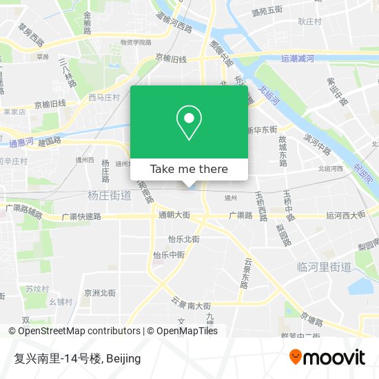 复兴南里-14号楼 map