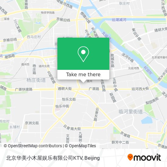 北京华美小木屋娱乐有限公司KTV map