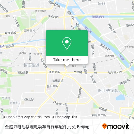 金超威电池修理电动车自行车配件批发 map