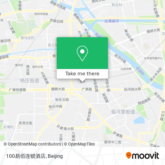 100易佰连锁酒店 map