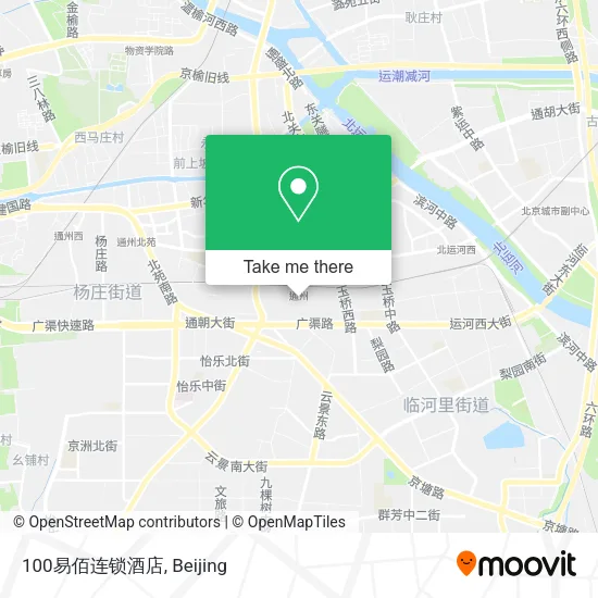 100易佰连锁酒店 map