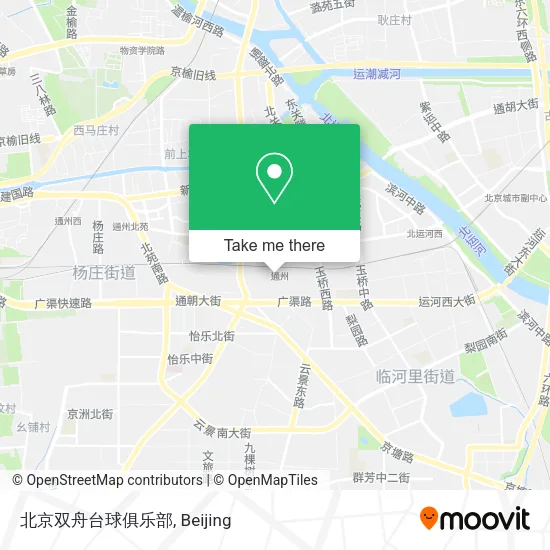 北京双舟台球俱乐部 map
