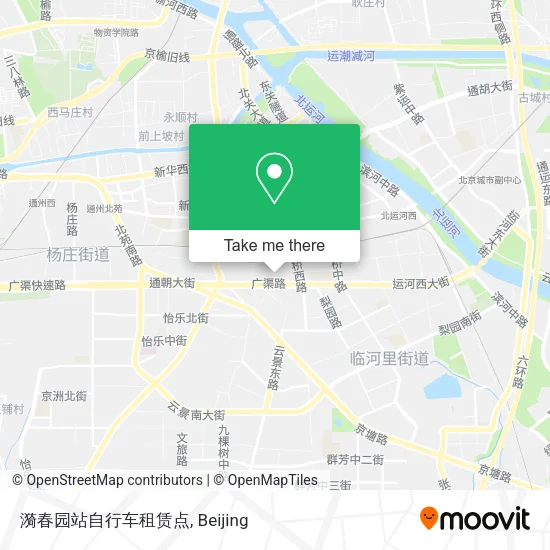漪春园站自行车租赁点 map