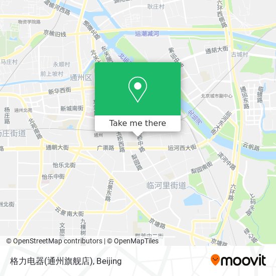 格力电器(通州旗舰店) map