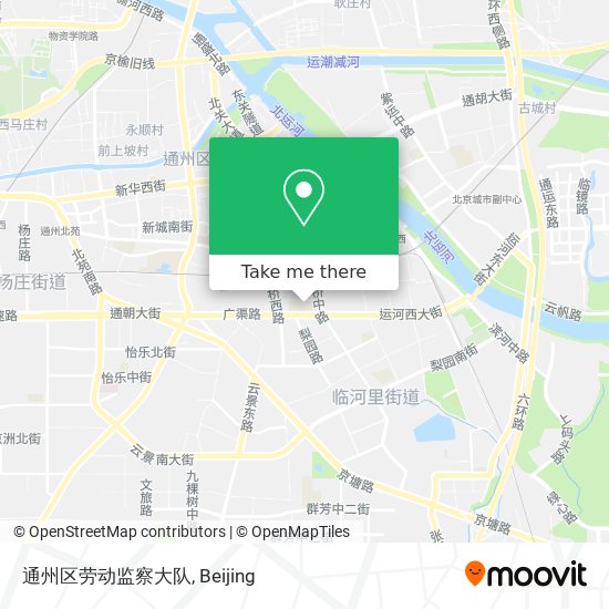 通州区劳动监察大队 map