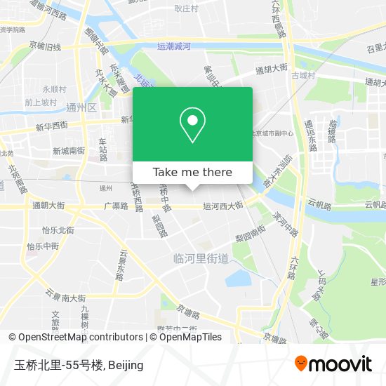 玉桥北里-55号楼 map