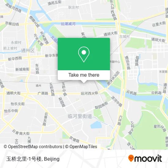 玉桥北里-1号楼 map