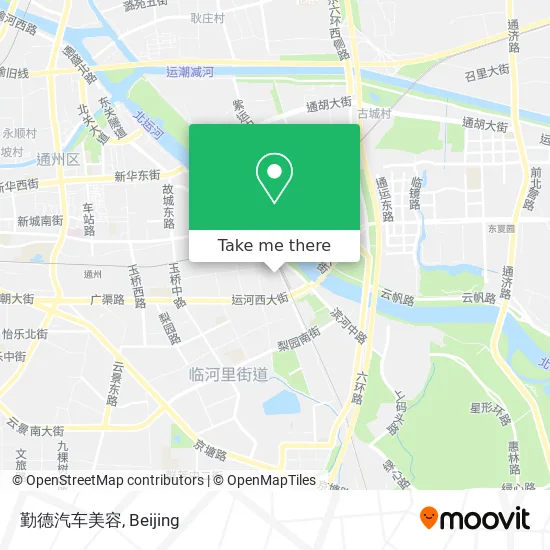勤德汽车美容 map