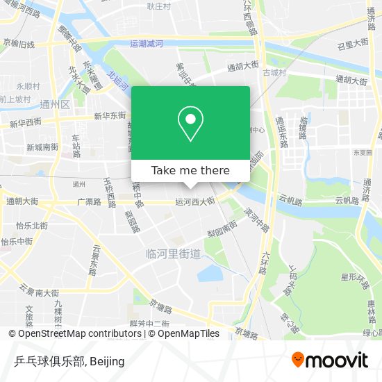 乒乓球俱乐部 map