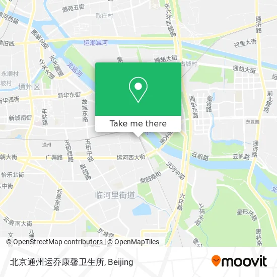 北京通州运乔康馨卫生所 map