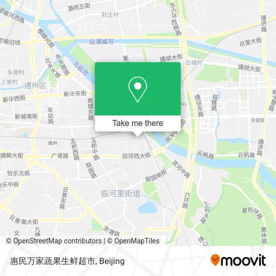 惠民万家蔬果生鲜超市 map