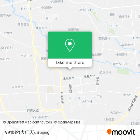 99旅馆(大厂店) map