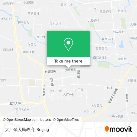 大厂镇人民政府 map