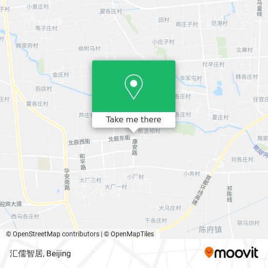 汇儒智居 map