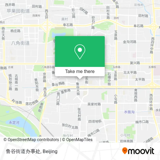 鲁谷街道办事处 map
