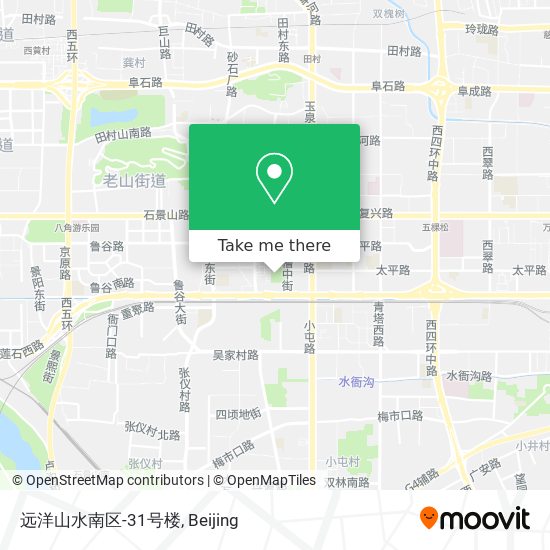 远洋山水南区-31号楼 map