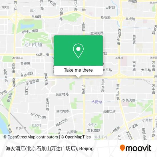 海友酒店(北京石景山万达广场店) map