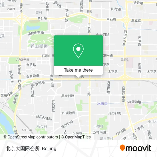 北京大国际会所 map