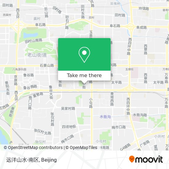 远洋山水-南区 map
