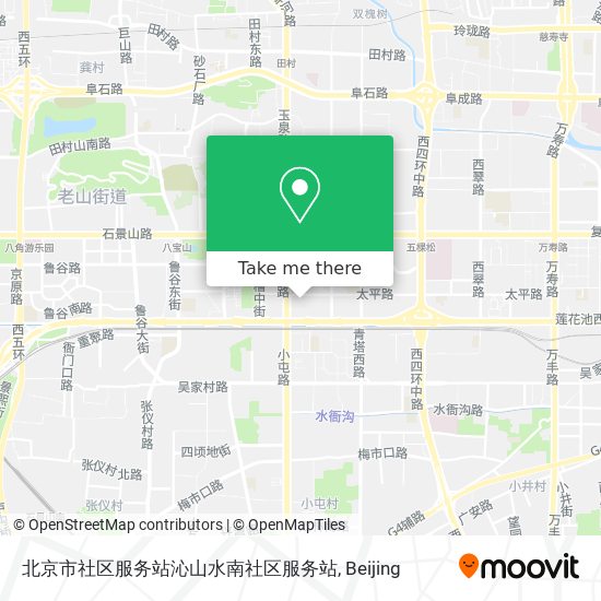 北京市社区服务站沁山水南社区服务站 map