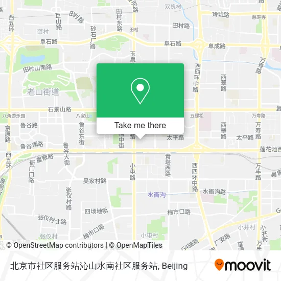 北京市社区服务站沁山水南社区服务站 map