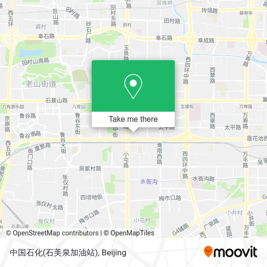 中国石化(石美泉加油站) map