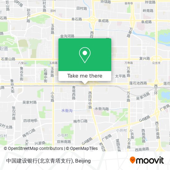 中国建设银行(北京青塔支行) map