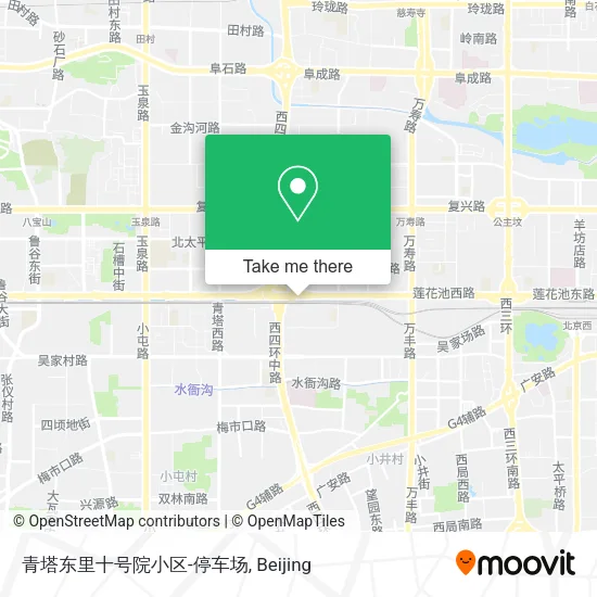 青塔东里十号院小区-停车场 map