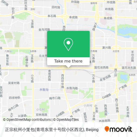 正宗杭州小笼包(青塔东里十号院小区西北) map