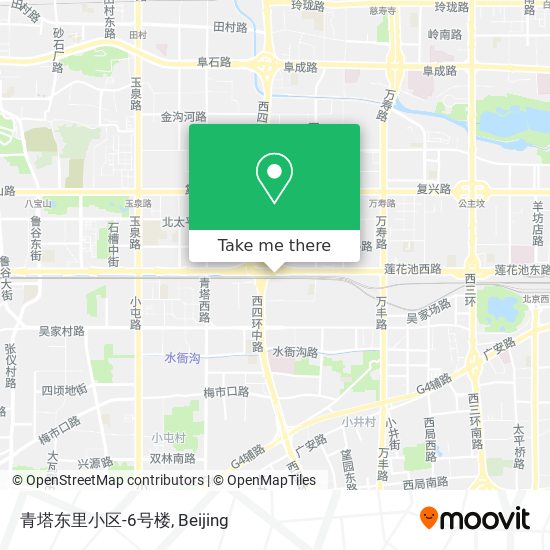 青塔东里小区-6号楼 map