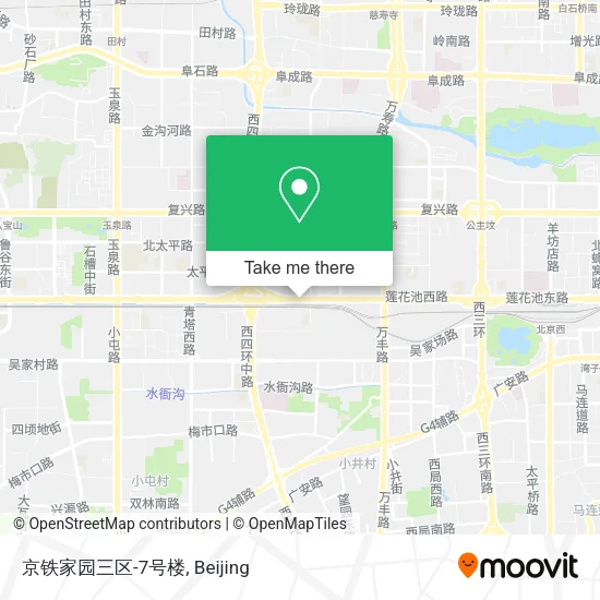 京铁家园三区-7号楼 map