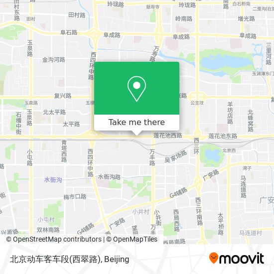 北京动车客车段(西翠路) map